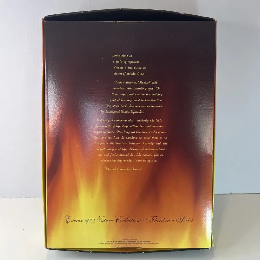 VTG Dancing Fire Barbie Doll Essence of Nature Collection Limited Edition Mattel